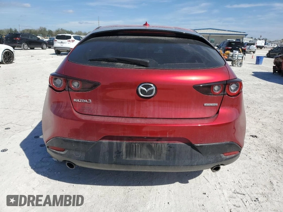 2022 Mazda Mazda3 Hatchback Premium with VIN JM1BPAML4N1521903, listed as a Copart auction lot 45798465 with 28,189 mi miles and Salvage Title. Bid and sale history available at carsss.com. Image 6.