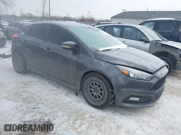 2018 Ford Focus ST with VIN 1FADP3L94JL232292, listed as a IAAI auction lot 41329231 with 114,858 mi miles and . Bid and sale history available at DreamBid. Image 1.