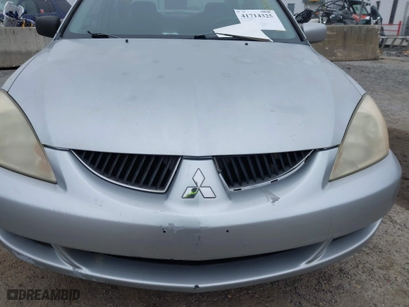 2004 Mitsubishi Lancer LS with VIN JA3AJ36E44U020349, listed as a IAAI auction lot 41714325 with 1 mi miles. Bid and sale history available at carsss.com. Image 10.
