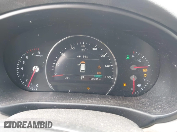 2019 Kia Sorento EX V6 with VIN 5XYPHDA51KG500108, listed as a IAAI auction lot 41900198 with 108,644 mi miles. Bid and sale history available at carsss.com. Image 7.