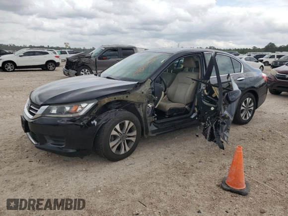 2015 Honda Accord Sedan LX with VIN 1HGCR2F32FA268150, listed as a Copart auction lot 54305255 with 103,199 mi miles and Salvage Title. Bid and sale history available at carsss.com. Image 1.