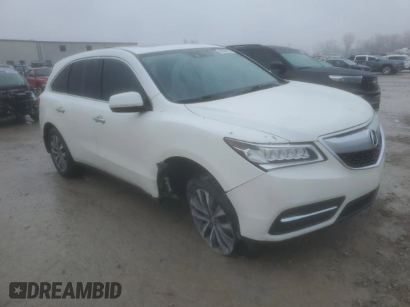 2014 Acura MDX Technology with VIN 5FRYD4H41EB027723, listed as a Copart auction lot 43794115 with 160,722 mi miles and Salvage Title. Bid and sale history available at carsss.com. Image 4.