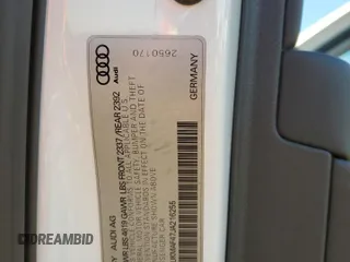 2018 Audi A4 Premium with VIN WAUKMAF47JA216255, listed as a Copart auction lot 41531235 with 79,109 mi miles and Salvage Title. Bid and sale history available at carsss.com. Image 14.