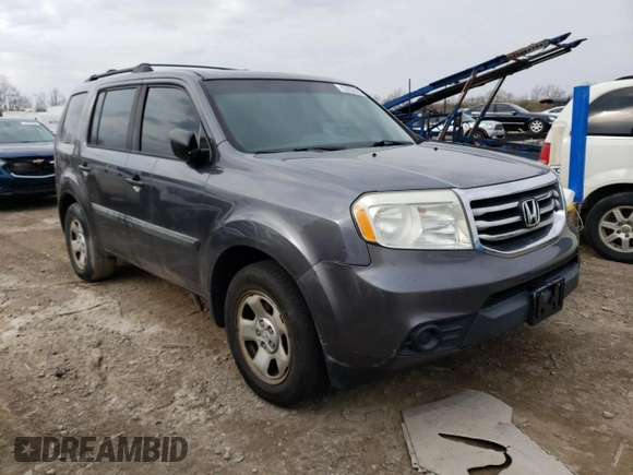 2015 Honda Pilot LX with VIN 5FNYF4H25FB066830, listed as a Copart auction lot 53032695 with 123,208 mi miles and Clean Title. Bid and sale history available at DreamBid. Image 4.