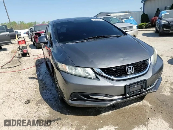 2013 Honda Civic EX with VIN 2HGFB2F89DH506846, listed as a Copart auction lot 53423285 with 92,542 mi miles and Salvage Title. Bid and sale history available at DreamBid. Image 13.
