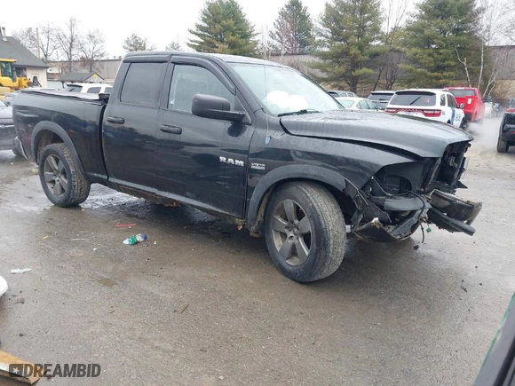 2009 Dodge Ram 1500 SLT with VIN 1D3HV18T69S701854, listed as a IAAI auction lot 41994492 with 185,066 mi miles. Bid and sale history available at carsss.com. Image 1.