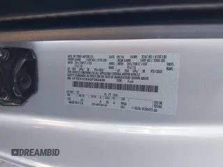 2016 Ford F-150 XL with VIN 1FTEX1C83GFD62436, listed as a IAAI auction lot 42096628 with 27,139 mi miles and . Bid and sale history available at carsss.com. Image 9.