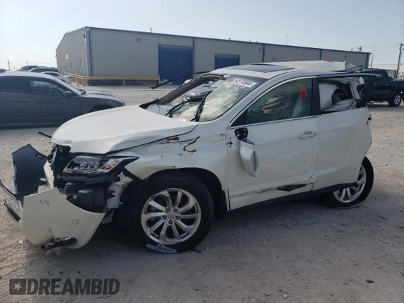 2018 Acura RDX Technology with VIN 5J8TB3H52JL010846, listed as a Copart auction lot 54174944 with Not provided miles and Salvage title. Bid and sale history available at DreamBid. Image 1.