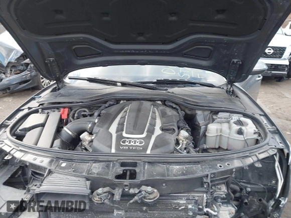 2015 Audi A8 L 4.0T with VIN WAU32AFD4FN041084, listed as a IAAI auction lot 41450453 with 86,199 mi miles. Bid and sale history available at carsss.com. Image 10.