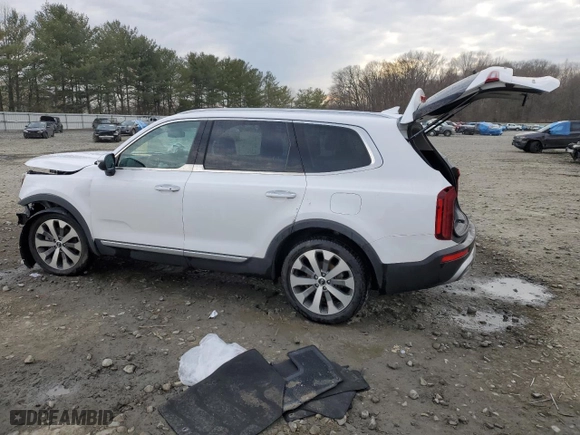 2021 Kia Telluride S with VIN 5XYP6DHC2MG175269, listed as a Copart auction lot 46350255 with 0 mi miles and Salvage Title. Bid and sale history available at carsss.com. Image 2.