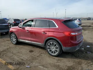 2017 Lincoln MKX Reserve with VIN 2LMPJ6LR5HBL41140, listed as a Copart auction lot 43236215 with 91,749 mi miles and Salvage Title. Bid and sale history available at carsss.com. Image 2.
