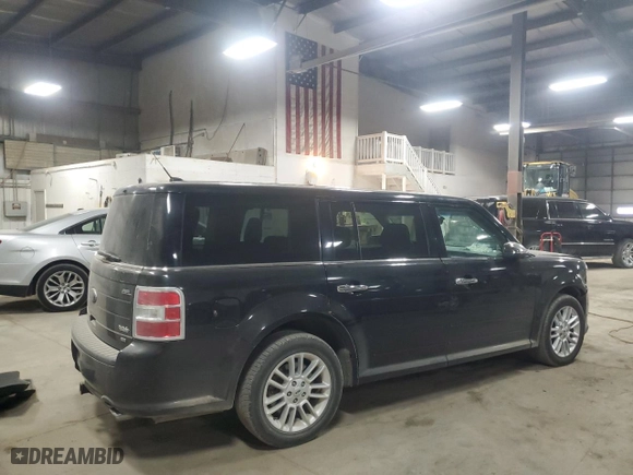 2014 Ford Flex SEL with VIN 2FMHK6C8XEBD08571, listed as a Copart auction lot 48569915 with 198,318 mi miles and Salvage Title. Bid and sale history available at carsss.com. Image 3.