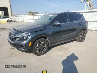 2024 Kia Seltos EX with VIN KNDERCAA9R7580342, listed as a Copart auction lot 75765064 with 15,293 mi miles and Salvage Title. Bid and sale history available at carsss.com. Image 1.
