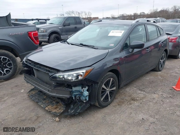 2019 Subaru Impreza Premium with VIN 4S3GTAD65K3739604, listed as a IAAI auction lot 41752338 with 89,030 mi miles. Bid and sale history available at carsss.com. Image 2.