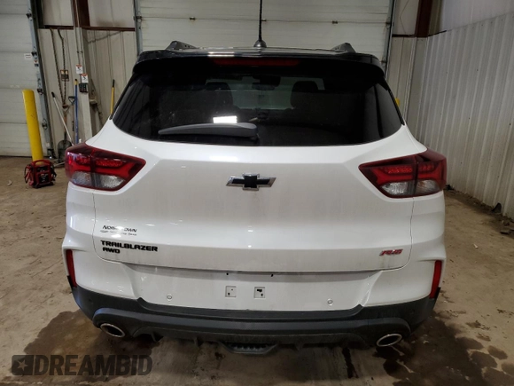 2021 Chevrolet TrailBlazer RS with VIN KL79MUSL0MB142480, listed as a Copart auction lot 43614394 with 29,506 mi miles and . Bid and sale history available at DreamBid. Image 6.