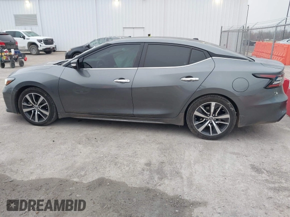 2019 Nissan Maxima SV with VIN 1N4AA6AV2KC364328, listed as a IAAI auction lot 41509374 with 55,514 mi miles. Bid and sale history available at carsss.com. Image 14.