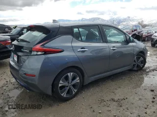 2022 Nissan LEAF SV with VIN 1N4AZ1CV0NC554254, listed as a Copart auction lot 48194425 with Not Provided miles and Salvage Title. Bid and sale history available at DreamBid. Image 3.