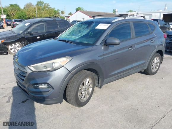 2016 Hyundai Tucson SE with VIN KM8J33A44GU209299, listed as a IAAI auction lot 41793611 with 42,417 mi miles. Bid and sale history available at carsss.com. Image 17.