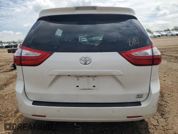 2019 Toyota Sienna XLE with VIN 5TDDZ3DC2KS210712, listed as a Copart auction lot 58591235 with Not provided miles and Salvage title. Bid and sale history available at DreamBid. Image 6.