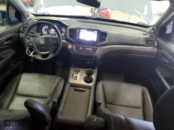 2023 Honda Ridgeline RTL-E with VIN 5FPYK3F77PB001460, listed as a Copart auction lot 61383785 with 27,423 mi miles and Salvage title. Bid and sale history available at DreamBid. Image 8.