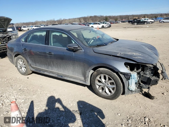 2017 Volkswagen Passat S with VIN 1VWAT7A39HC084887, listed as a Copart auction lot 47217285 with 110,787 mi miles and Salvage title. Bid and sale history available at DreamBid. Image 4.