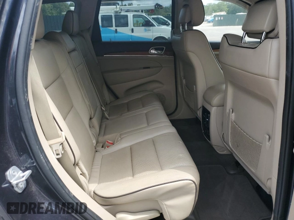 2013 Jeep Grand Cherokee Overland with VIN 1C4RJFCT1DC522850, listed as a Copart auction lot 53919465 with 119,883 mi miles and Clean Title. Bid and sale history available at carsss.com. Image 11.