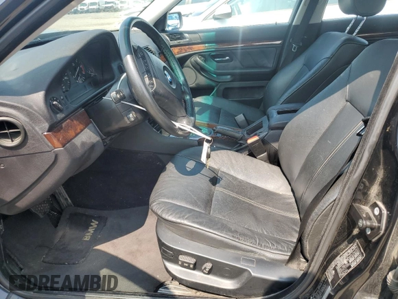 2003 BMW 5 Series 540i with VIN WBADN63413GN89699, listed as a Copart auction lot 60373545 with 243,882 mi miles and Clean title. Bid and sale history available at DreamBid. Image 7.
