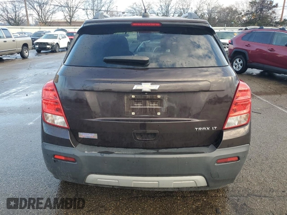 2015 Chevrolet Trax LT with VIN KL7CJLSB0FB168256, listed as a Copart auction lot 84188304 with 139,806 mi miles and Salvage Title. Bid and sale history available at carsss.com. Image 6.