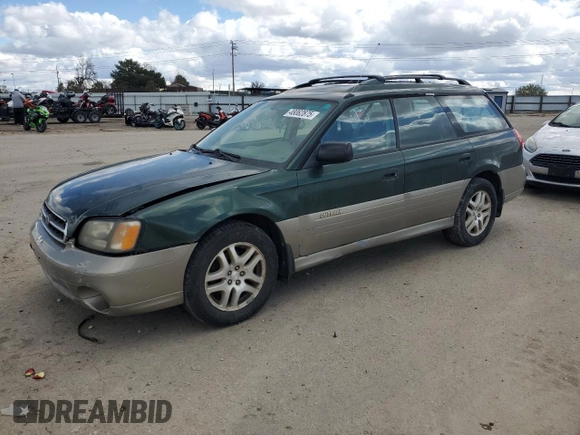 2001 Subaru Legacy Outback with VIN 4S3BH675916654192, listed as a Copart auction lot 48062875 with 186,247 mi miles and Salvage title. Bid and sale history available at DreamBid. Image 1.