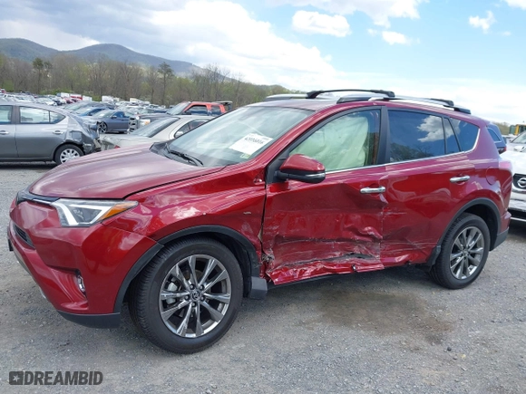 2018 Toyota RAV4 Limited with VIN JTMDFREV0JD240717, listed as a IAAI auction lot 42016016 with 37,043 mi miles. Bid and sale history available at carsss.com. Image 6.