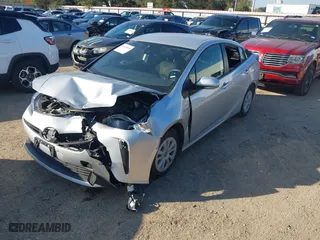 2022 Toyota Prius L Eco with VIN JTDKAMFU5N3189130, listed as a IAAI auction lot 41155935 with 44,253 mi miles. Bid and sale history available at carsss.com. Image 20.