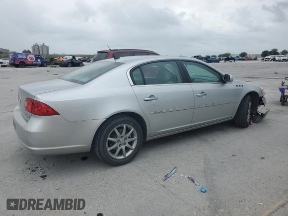 2008 Buick Lucerne CXL with VIN 1G4HD57298U165119, listed as a Copart auction lot 53939305 with 114,600 mi miles and Salvage Title. Bid and sale history available at DreamBid. Image 3.