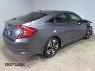 2017 Honda Civic Sedan EX-L with VIN 2HGFC1F70HH645185, listed as a Copart auction lot 81324164 with 132,384 mi miles and Clean Title. Bid and sale history available at carsss.com. Image 3.