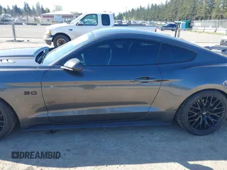2018 Ford Mustang GT with VIN 1FA6P8CF4J5185412, listed as a IAAI auction lot 42077594 with 44,654 mi miles and . Bid and sale history available at DreamBid. Image 14.