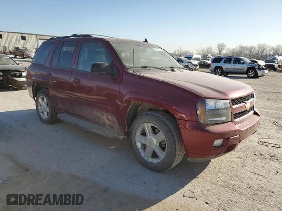 2008 Chevrolet TrailBlazer 1LT with VIN 1GNDS13S682218398, listed as a Copart auction lot 48301295 with 140,417 mi miles and Salvage Title. Bid and sale history available at DreamBid. Image 4.