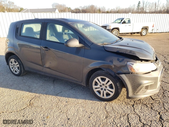 2020 Chevrolet Sonic LT with VIN 1G1JG6SB0L4117942, listed as a Copart auction lot 45211285 with NaN miles and Salvage Title. Bid and sale history available at carsss.com. Image 4.