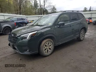 2024 Subaru Forester Premium z VIN JF2SKACC8RH489732, wystawiony jako Copart lot #55096505 z przebiegiem 8 708 mil mil oraz Szkoda całkowita • Salvage title. Historia ofert i sprzedaży dostępna na DreamBid. Obrazek 1.