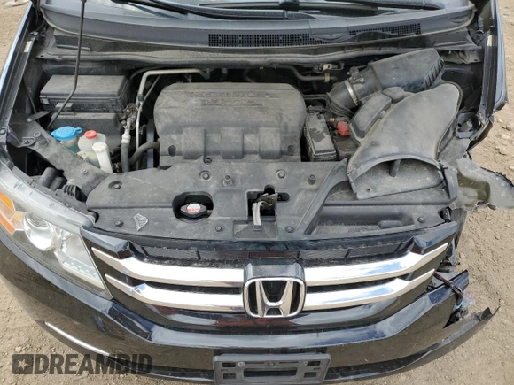 2015 Honda Odyssey EX-L with VIN 5FNRL5H61FB116578, listed as a Copart auction lot 53251415 with 148,497 mi miles and Salvage Title. Bid and sale history available at DreamBid. Image 13.