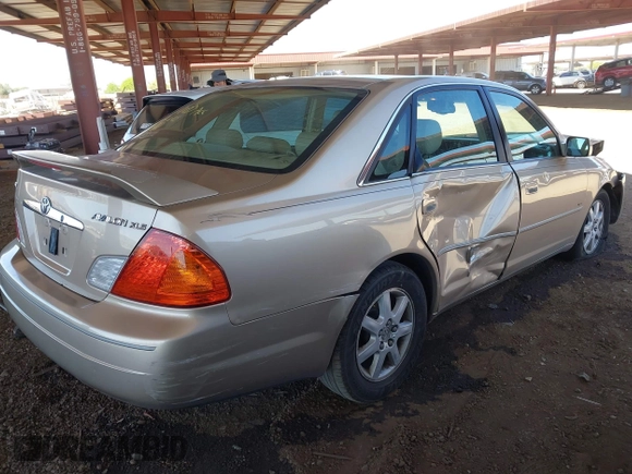 2002 Toyota Avalon XL with VIN 4T1BF28B12U264151, listed as a IAAI auction lot 42111490 with Not Provided miles and . Bid and sale history available at DreamBid. Image 4.