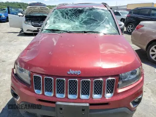 2015 Jeep Compass Limited with VIN 1C4NJDCB2FD383254, listed as a Copart auction lot 56656224 with 119,582 mi miles and Salvage Title. Bid and sale history available at carsss.com. Image 5.