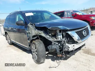 2015 Nissan Pathfinder SL z VIN 5N1AR2MM4FC611249, wystawiony jako IAAI lot #42199799 z przebiegiem 179 165 mil mil oraz . Historia ofert i sprzedaży dostępna na DreamBid. Obrazek 1.