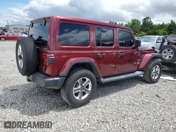 2021 Jeep Wrangler Unlimited Sahara High Altitude с VIN 1C4HJXEG7MW604145, выставлен на аукционе Copart как лот 61352514 с пробегом 55 459 миль миль и Списание • Salvage title. История ставок и продаж доступна на DreamBid. Изображение 3.