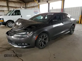 2016 Chrysler 200 S z VIN 1C3CCCBG1GN146831, wystawiony jako Copart lot #51510065 z przebiegiem 61 144 mil mil oraz Szkoda całkowita • Salvage title. Historia ofert i sprzedaży dostępna na DreamBid. Obrazek 1.