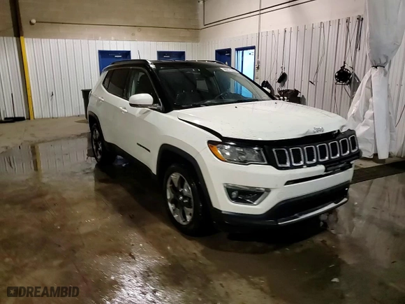 2018 Jeep Compass Limited with VIN 3C4NJDCB4JT484122, listed as a Copart auction lot 86271314 with 86,257 mi miles and Salvage Title. Bid and sale history available at carsss.com. Image 14.
