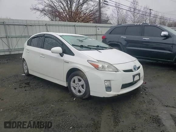 2010 Toyota Prius II with VIN JTDKN3DU3A0201952, listed as a Copart auction lot 51593005 with 0 mi miles and Salvage Title. Bid and sale history available at carsss.com. Image 11.