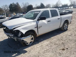 2019 Ram 1500 Tradesman z VIN 1C6RR7KM8KS682064, wystawiony jako Copart lot #48116595 z przebiegiem 61 885 mil mil oraz Czysty tytuł • Clean title. Historia ofert i sprzedaży dostępna na DreamBid. Obrazek 1.