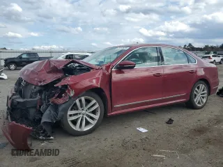 2018 Volkswagen Passat SEL Premium z VIN 1VWCA7A32JC050536, wystawiony jako Copart lot #51412625 z przebiegiem 121 818 mil mil oraz Szkoda całkowita • Salvage title. Historia ofert i sprzedaży dostępna na DreamBid. Obrazek 1.