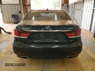 2013 Lexus LS 460 L with VIN JTHDL5EF7D5006064, listed as a Copart auction lot 54825875 with 151,236 mi miles and Salvage title. Bid and sale history available at DreamBid. Image 6.