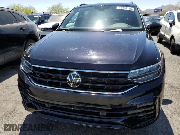 2024 Volkswagen Tiguan SE R-Line Black с VIN 3VV8B7AX6RM170005, выставлен на аукционе Copart как лот 55438145 с пробегом 14 149 миль миль и Списание • Salvage title. История ставок и продаж доступна на DreamBid. Изображение 5.