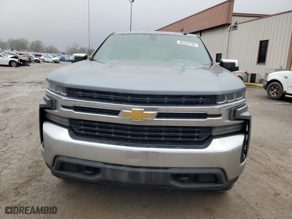 2019 Chevrolet Silverado 1500 LT with VIN 1GCRYDEDXKZ375525, listed as a Copart auction lot 46784745 with 0 mi miles and Salvage Title. Bid and sale history available at carsss.com. Image 5.